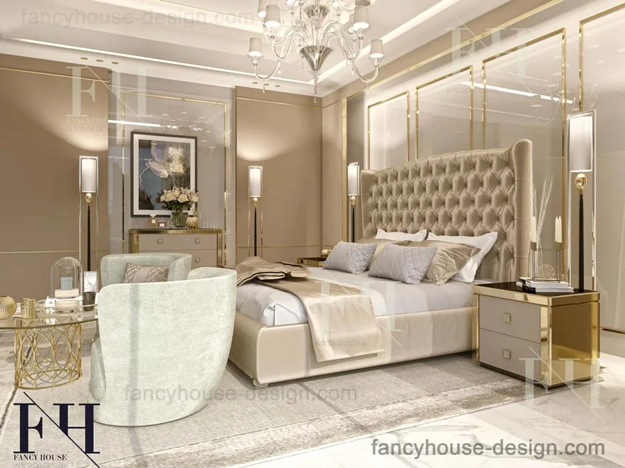 Bespoke bedroom in Dubai home