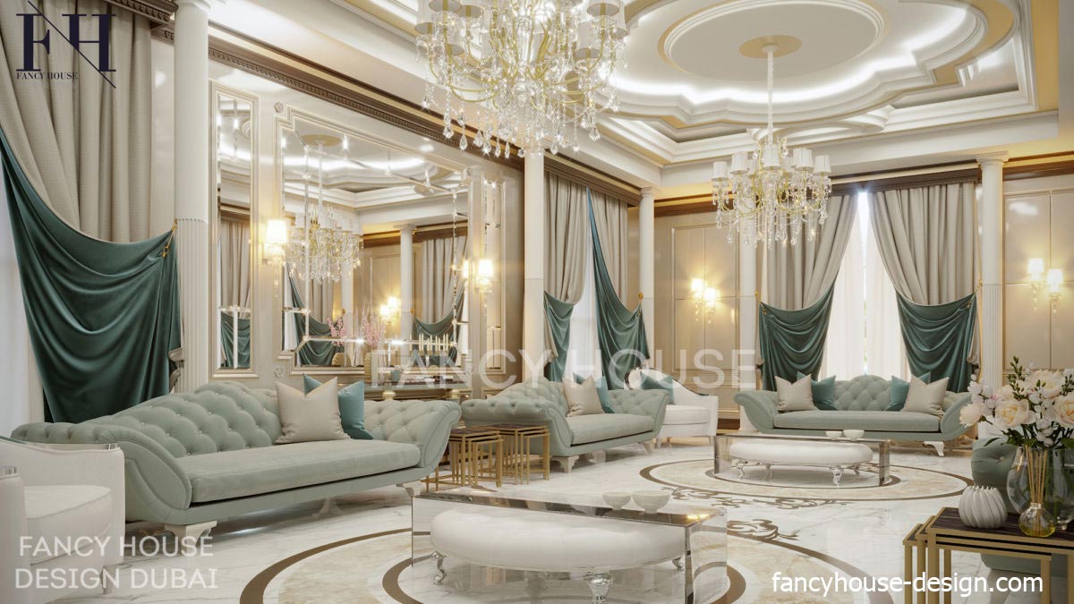 Luxury majlis interior design in Dubai