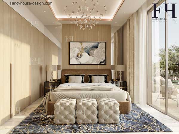 modern bedroom interior design light colors