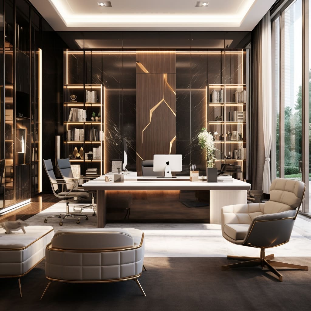 Every CEO room in Dubai shines with an unparalleled touch of luxury interior design.