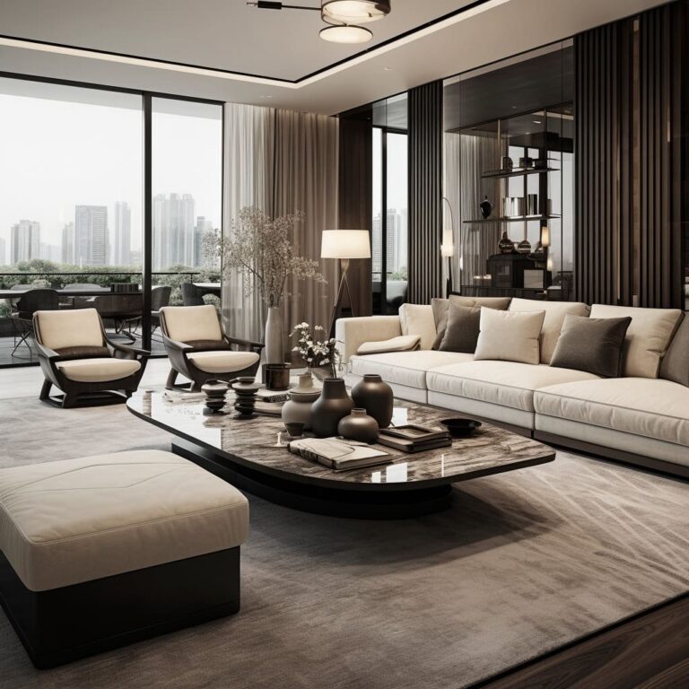 Picture of Use of Natural Stone in Modern Living Room Design | FH