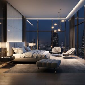 Modern Luxury Master Bedroom with a Minimalist Touch | FH