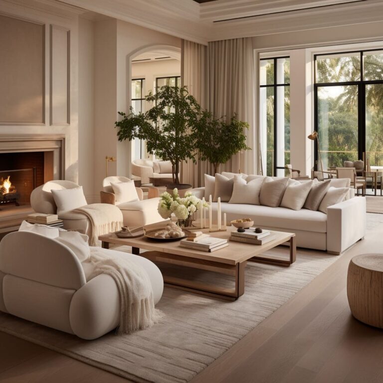 Bright and Beautiful: White Living Room Magic | FH