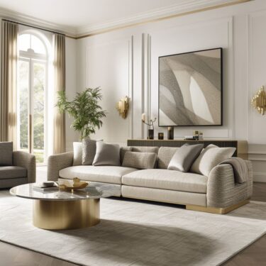 Timeless Tranquility: Luxury Living Room Interior Design