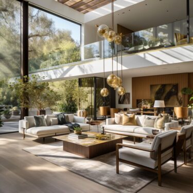 Contemporary Calm: Luxurious and Light-Filled Living Rooms