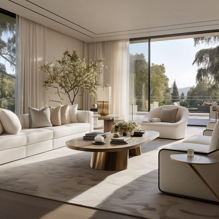 Bright and Beautiful: White Living Room Magic | FH