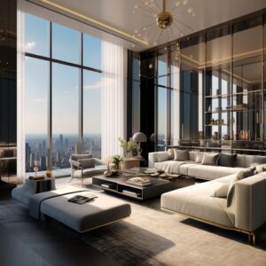 Contemporary Luxury Penthouse Interior Design | FH