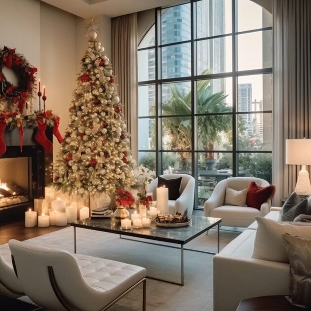 Christmas Elegance: Timeless Living Room Decorating Inspirations ...