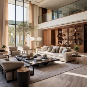 Modern Elegance of Luxurious Living Interior Design | FH