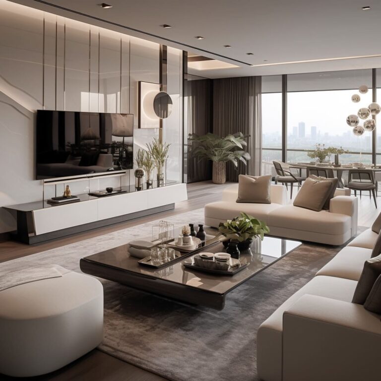 Contemporary Luxury: Modern Apartment Living Room Designs