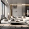 Penthouse-style Bedrooms: How to Decorate With a Sleek Theme - Penthouse Apartment Minimalist Decor With Statement Art