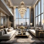 View of Contemporary Luxury Penthouse Interior Design | FH