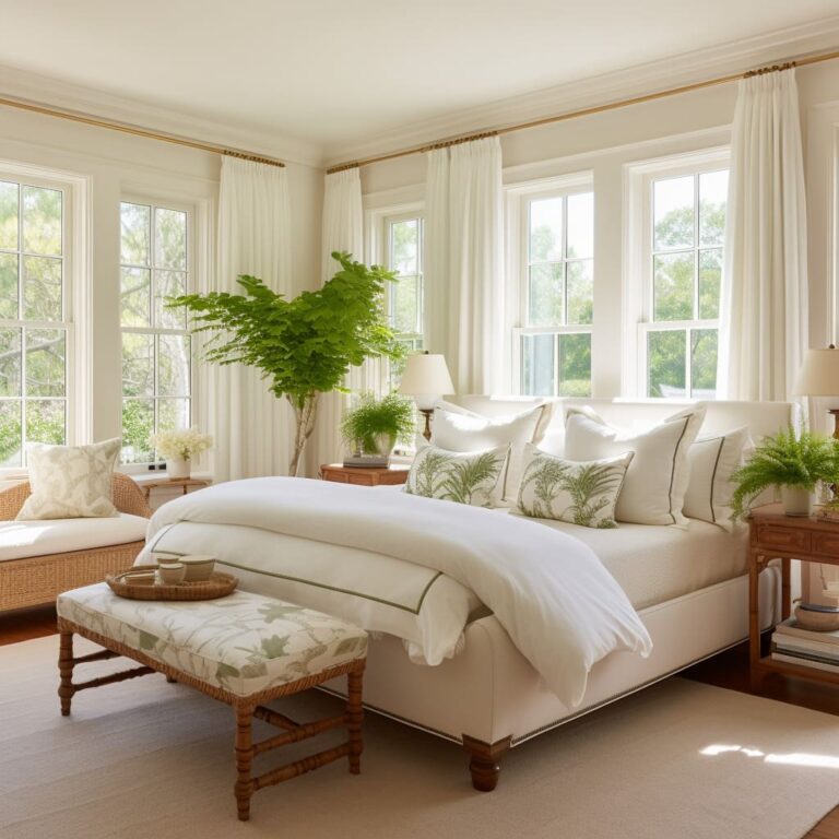 Traditional American Bedroom Interior Design Features FH