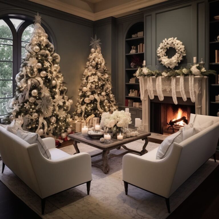 Christmas Elegance Timeless Living Room Decorating Inspirations