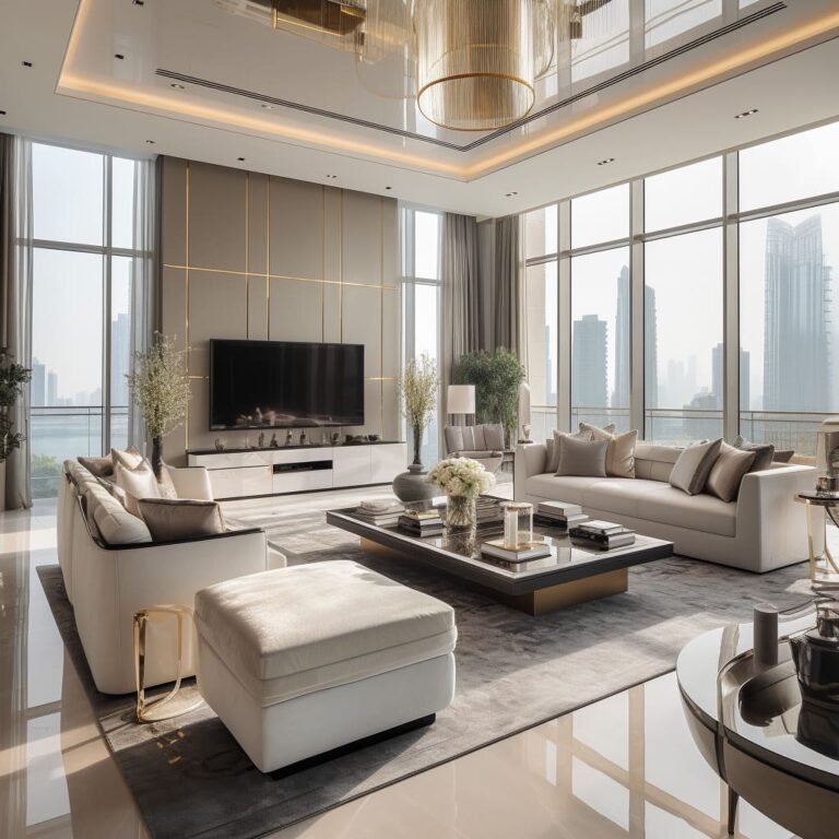 Luxury Pastel Colors Apartment Living Room Interior Designs