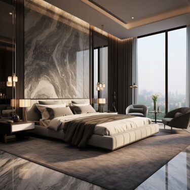 Master Bedroom Designs with Marble Headboards | Fancy House