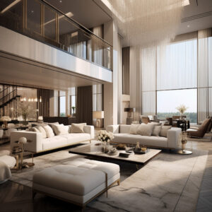 Penthouse Interior Design in Dubai: Elegance and Opulence