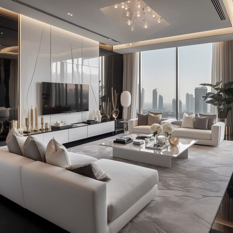 Contemporary Luxury: Modern Apartment Living Room Designs