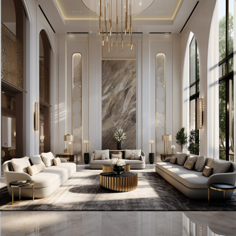 Modern Arabic Majlis Interior Design In Dubai Fancy House