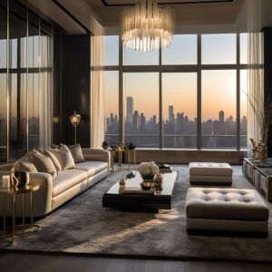 Contemporary Luxury Penthouse Interior Design | FH