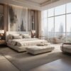 Elegance of Off-White Master Bedroom Interior Design | FH