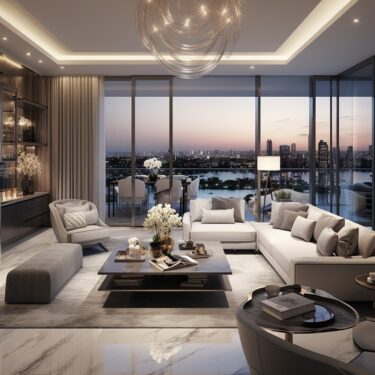 Penthouse Interior Design in Dubai: Elegance and Opulence