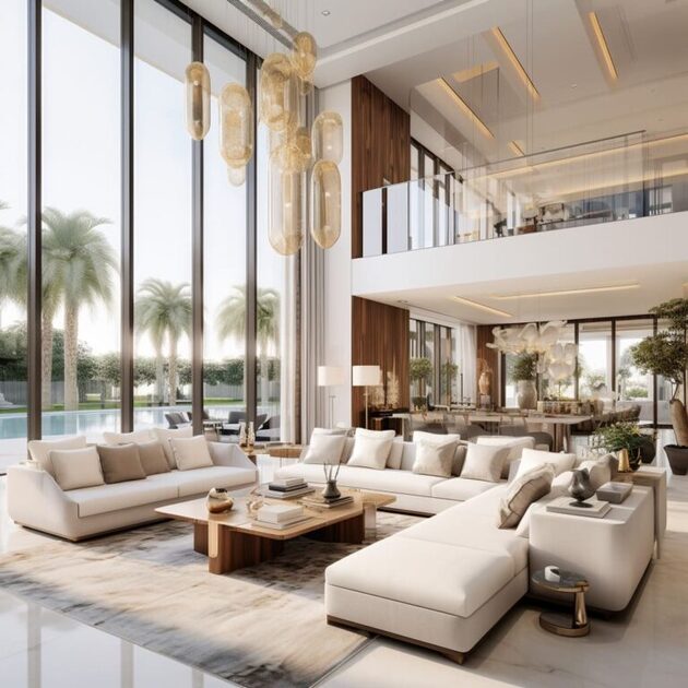 Modern Luxury: Spacious Elegance in House Interior Designs