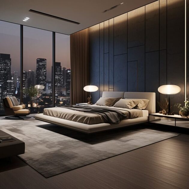 Modern Luxury Master Bedroom with a Minimalist Touch | FH