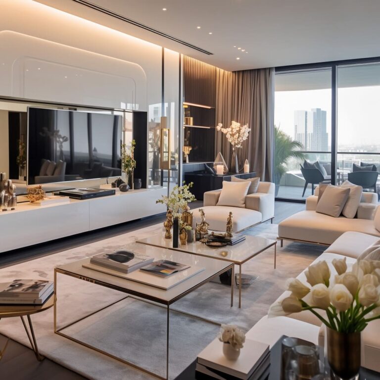 Contemporary Luxury: Modern Apartment Living Room Designs