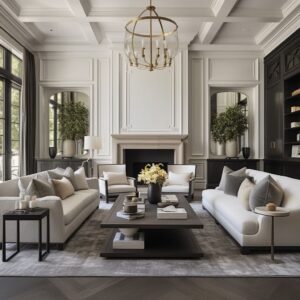 Transitional American Living Room Design: The Main Features