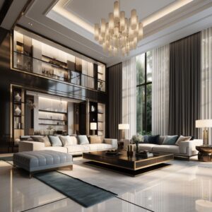 An In-Depth Look at Dark Contemporary Luxury Interiors