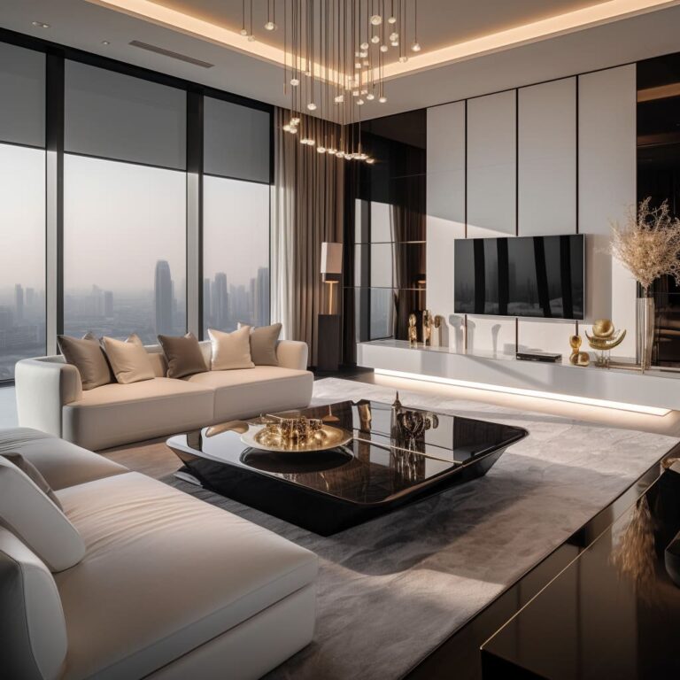 Maximizing Elegance in Spacious Living Room Interiors