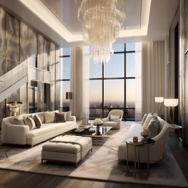 Contemporary Luxury Penthouse Interior Design | FH