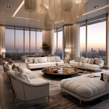 Penthouse Interior Design in Dubai: Elegance and Opulence