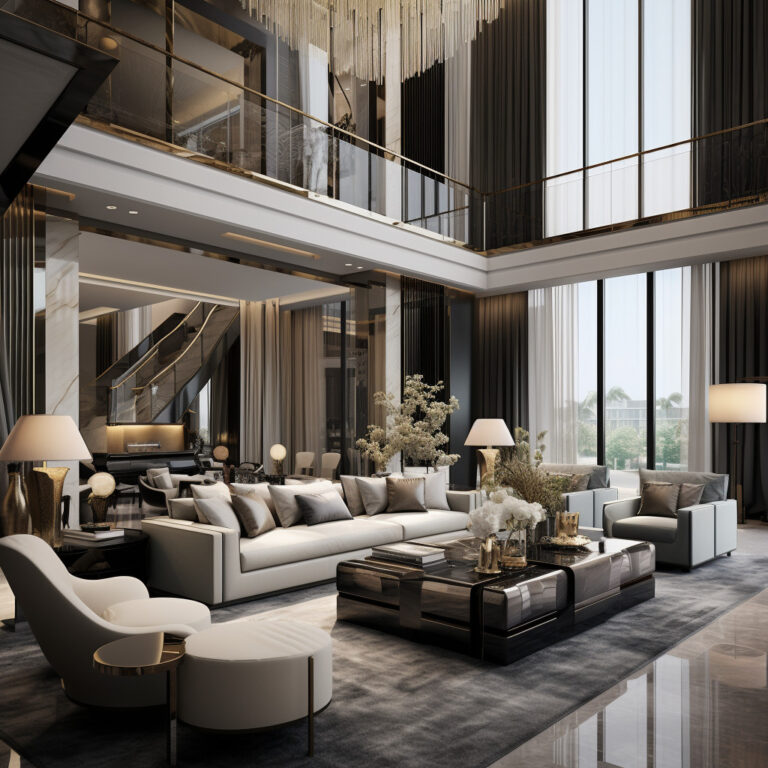 Image showcasing Penthouse Interior Design in Dubai: Elegance and Opulence