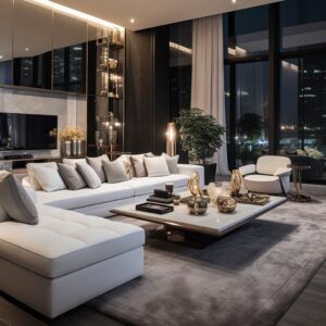 Contemporary Luxury: Modern Apartment Living Room Designs