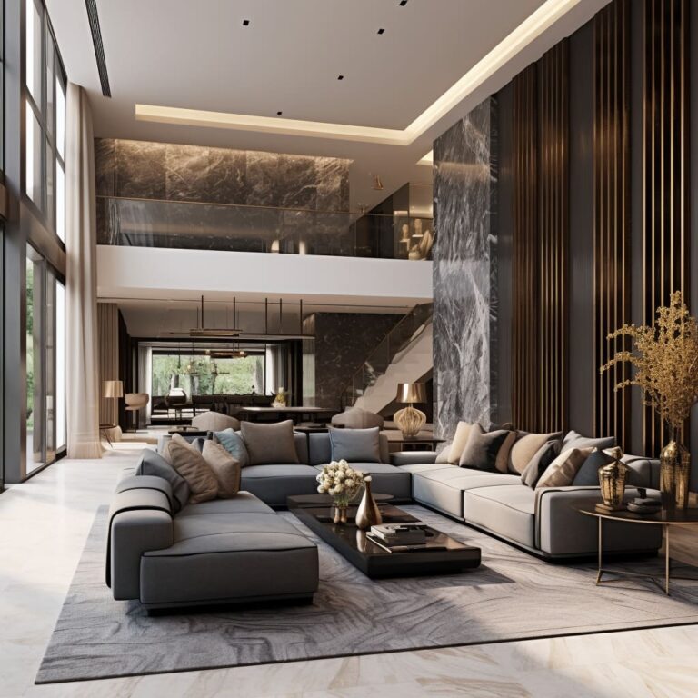 Designing An Interior Design with Dark Stones and Marbles