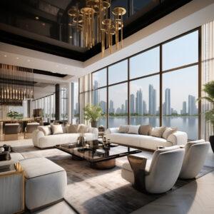 Penthouse Interior Design in Dubai: A Blend of Elegance and Opulence