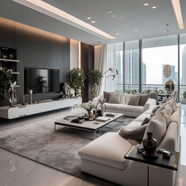 Contemporary Luxury: Modern Apartment Living Room Designs