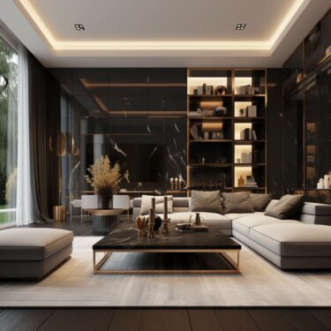 An In-Depth Look at Dark Contemporary Luxury Interiors | FH