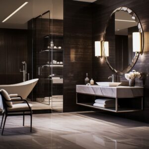 The Role of Marble, Wood, and Metal in Modern Bathrooms