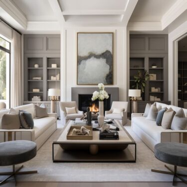 Transitional American Living Room Design: The Main Features