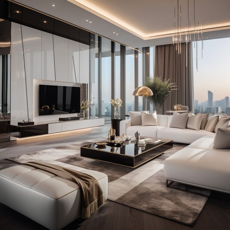 Maximizing Elegance in Spacious Living Room Interiors