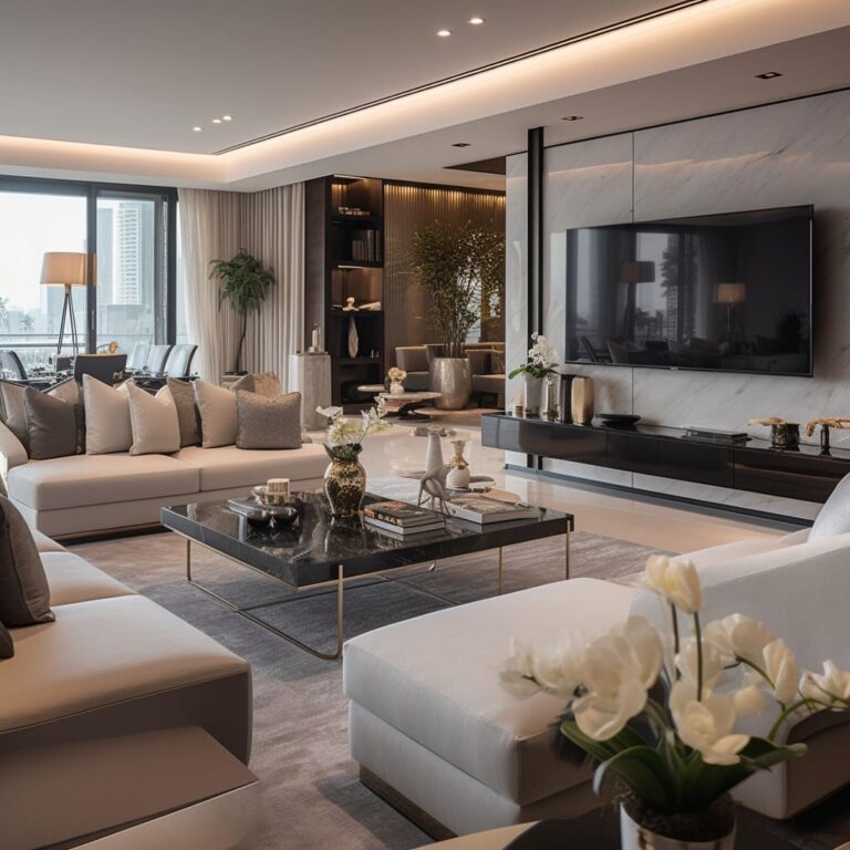 Contemporary Luxury: Modern Apartment Living Room Designs