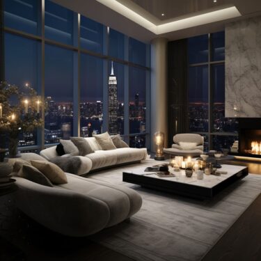 Contemporary Luxury Penthouse Interior Design | FH