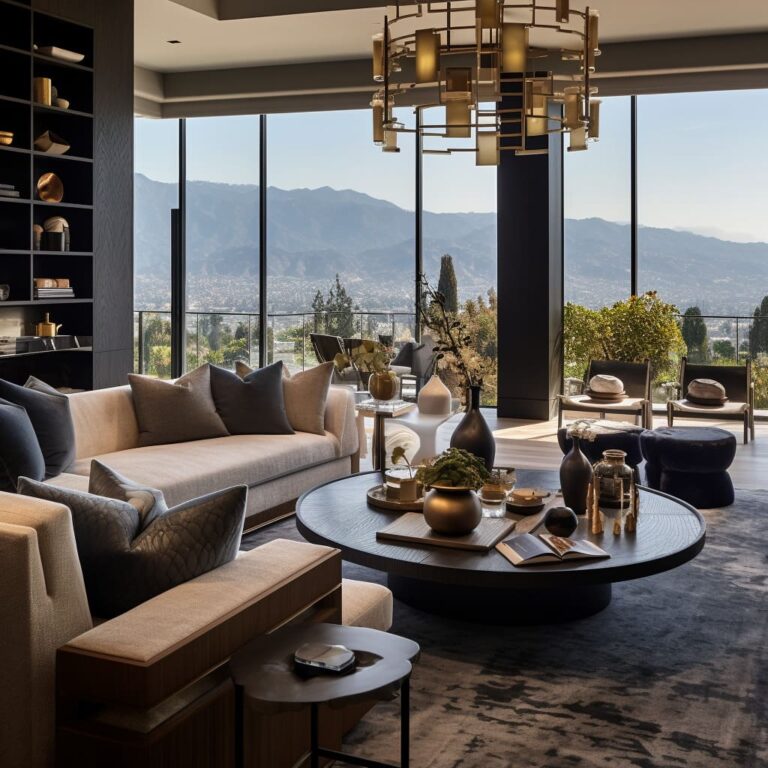 Dramatic Bold Design for Contemporary Luxurious Living Rooms