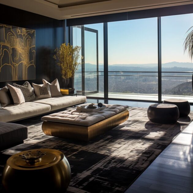 Picture of Luxurious Urban Aesthetic in Modern Living Room Interiors