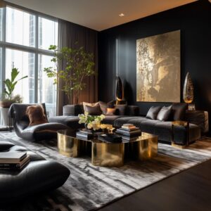 Bold Elegance: Mastering the Art of Black and Gold in Interior Design