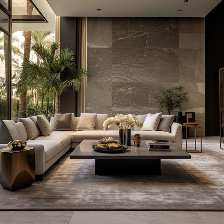 View of Natural Stone in Contemporary Luxury Interior Design | FH