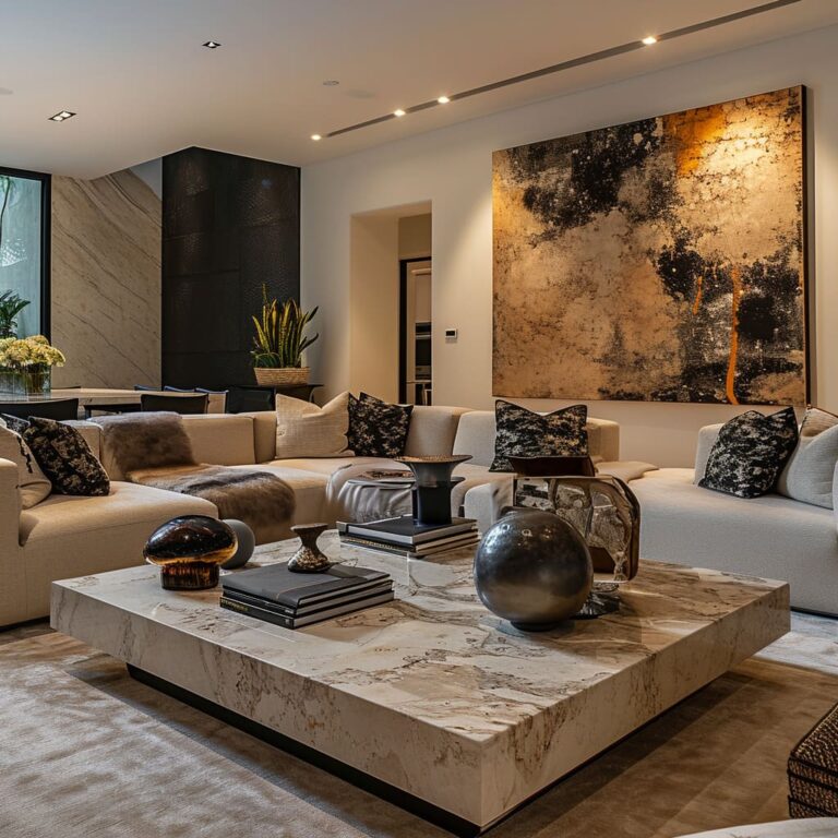 Picture of Natural Stone in Contemporary Luxury Interior Design | FH